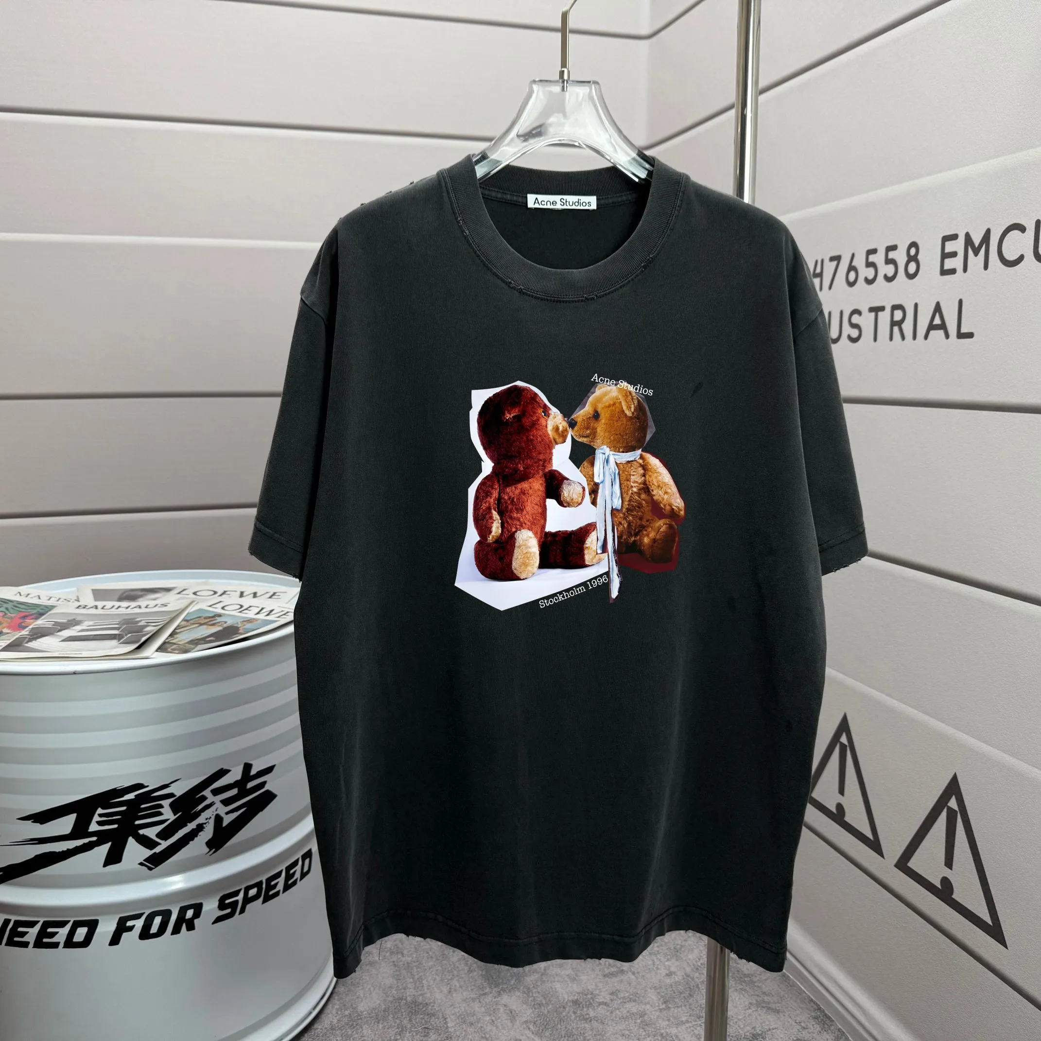 # 90 Acne studios * 2026 New Arrival tee Same Style : Size :S M L XL XXL Size： S （90-130 ） M （120-150 ） L （140-165 ） XL （160-180 ） XXL （180 ）